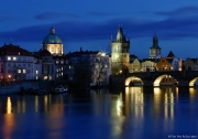 Noční Praha - z Mánesova mostu | fotografie