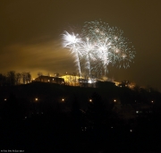 Novoroční ohňostroj v Brně - Špilberk 2013 | fotografie
